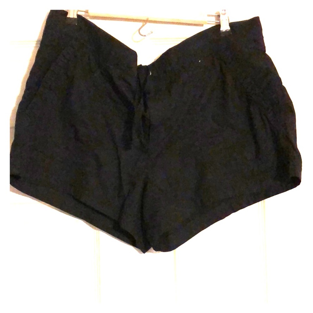 Black cargo shorts